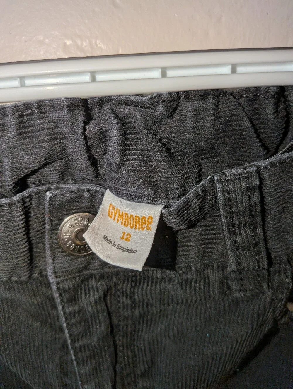 Gymboree Black Corduroy Pants Size 12